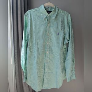 Ralph Lauren Men's Striped Button Down Shirt NWT